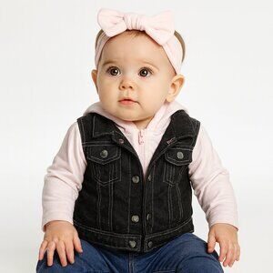 Kapital K Hoodie Jacket Black Pink Size 18 Months
